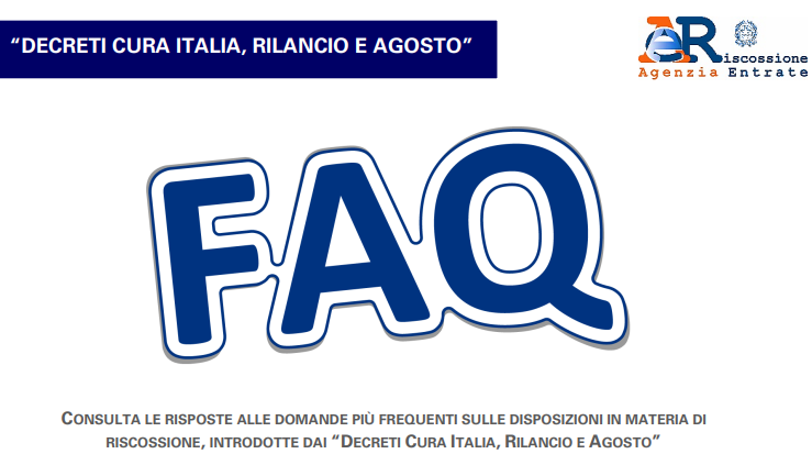 DL agosto: pubblicate le FAQ di agenzia riscossione: fino al 15 ottobre sospesi pagamenti e cartelle